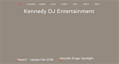 Desktop Screenshot of kennedydjentertainment.com